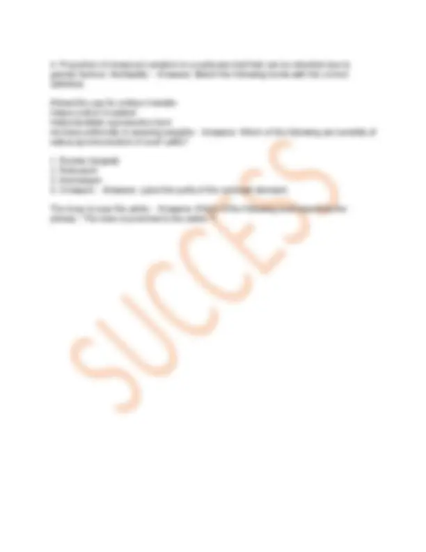 ELANCO FUNDAMENTALS OF ANIMAL SCIENCE CERTIFICATION REVIEW ASSESSMENT