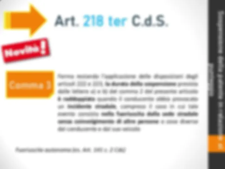 MODIFICHE RIGUARDANTI IL CODICE DELLA STRADA 2024/2025 | Slide di ...