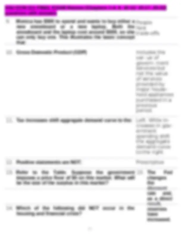 ASU ECN 211 Final Exam Review: Questions and Answers | Exams Nursing ...