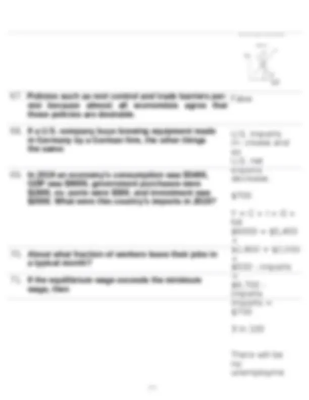 ASU ECN 211 Final Exam Review: Questions and Answers | Exams Nursing ...