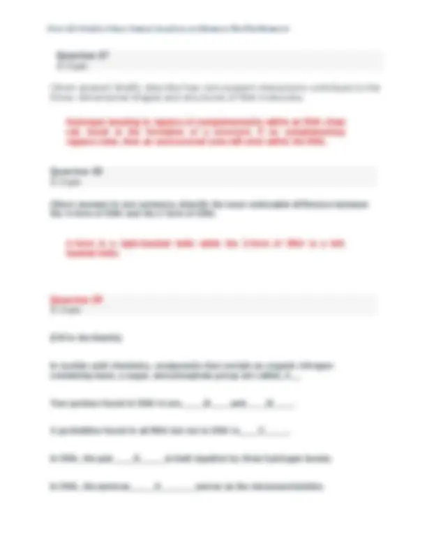 Chem 210 Module 6 Exam: Questions and Answers on Nucleic Acids | Exams ...