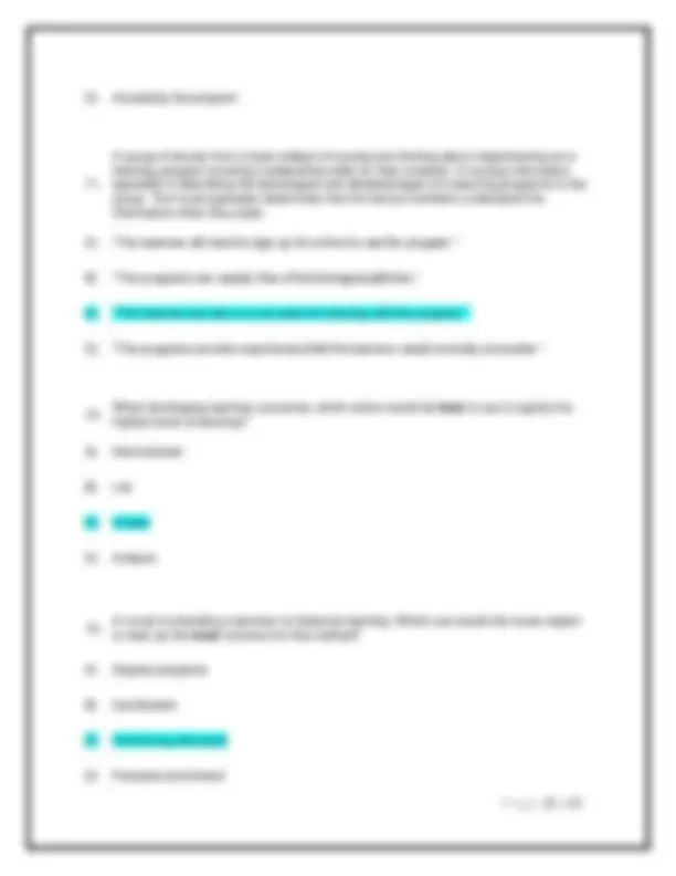 Nursing Informatics Final Exam Questions and Answers - Prof. Woods ...
