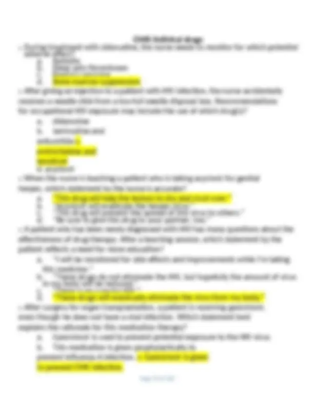 Nursing Process and Drug Therapy: Questions with Complete Solutions ...
