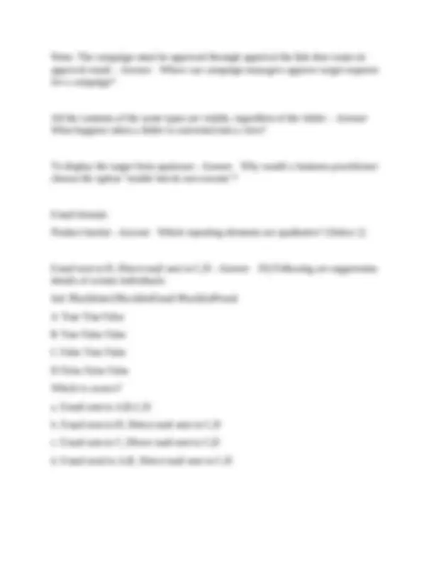 Adobe Campaign Classic Business Practitioner Practice Questions Exams Adobe Campaign Classic Business Practitioner Practice Questions Exams