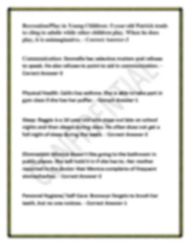 CANS Exam Study Guide: Questions and Answers for 2024 Exams Nursing