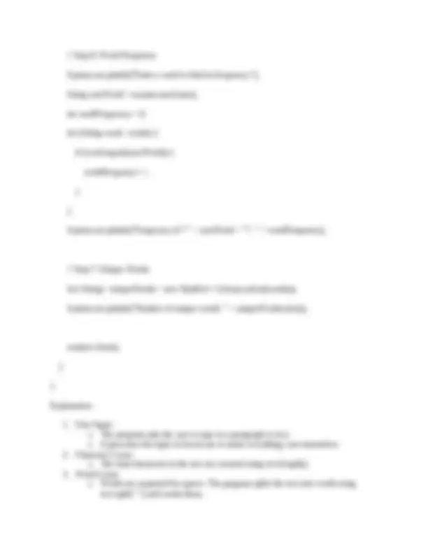 Text Analysis Tool in Java: Assignment Activity for CS 1103 | Schemes ...
