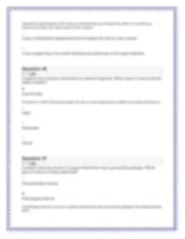SCI 225 Pathophysiology Final Exam Proctored Questions and Answers ...