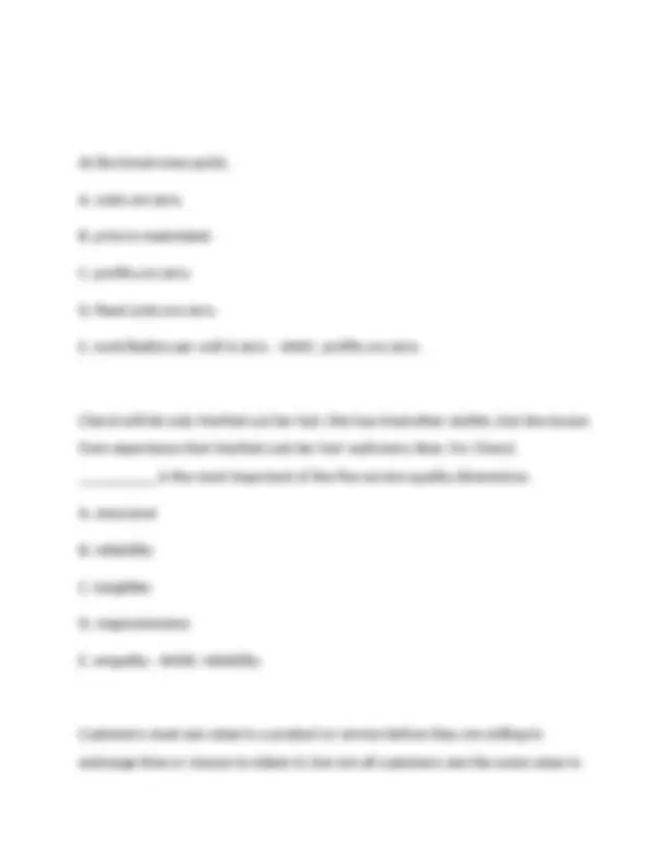 MKT 300 Exam 3 Practice Questions and Answers: Marketing Principles and ...