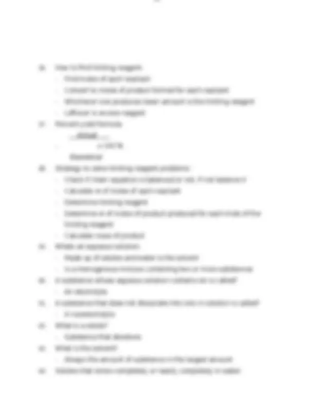 CHEM 104 Final Exam Study Guide: Questions and Answers (Verified ...