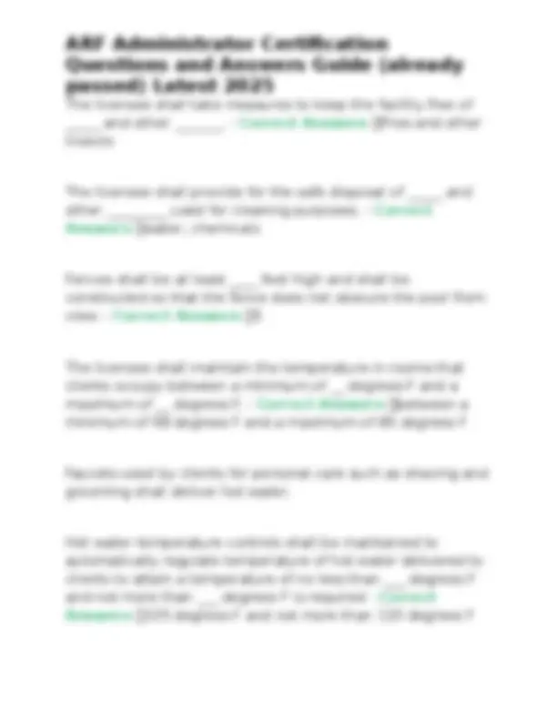 ARF Administrator Certification Questions and Answers Guide | Exams ...