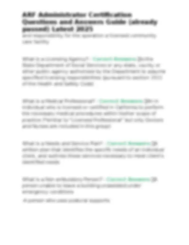 ARF Administrator Certification Questions and Answers Guide | Exams ...