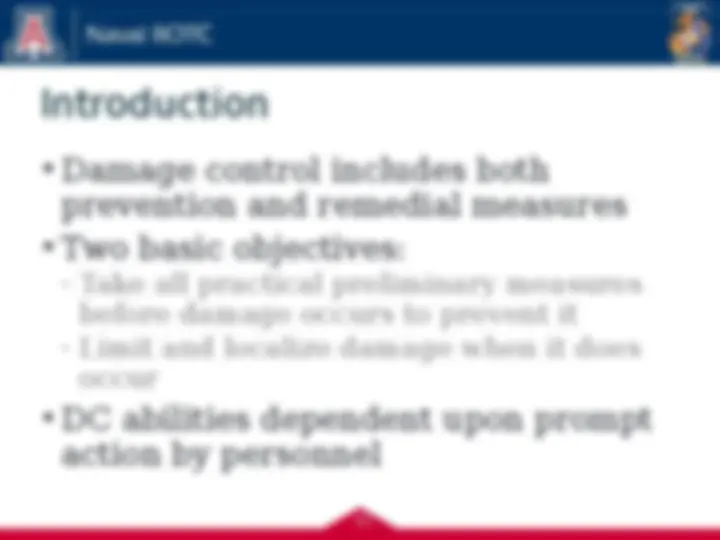 Damage Control Procedures: Firefighting, Flooding, and General Actions ...