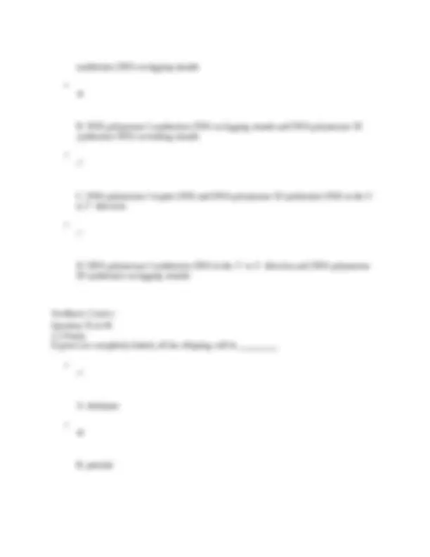 BIOL 133 Exam 3 - Chapters 12-15: Genetics and Molecular Biology ...