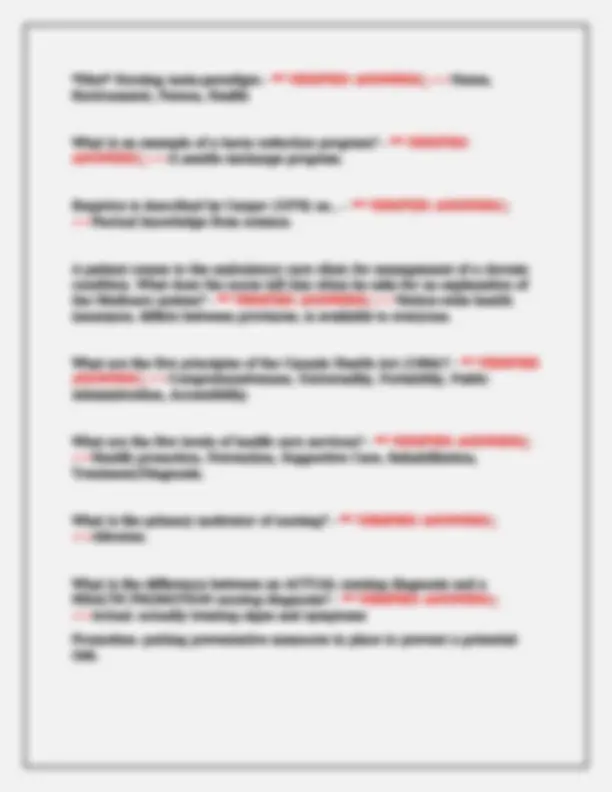 Nursing 101 Final Exam Study Questions with Answers | Exams Nursing ...