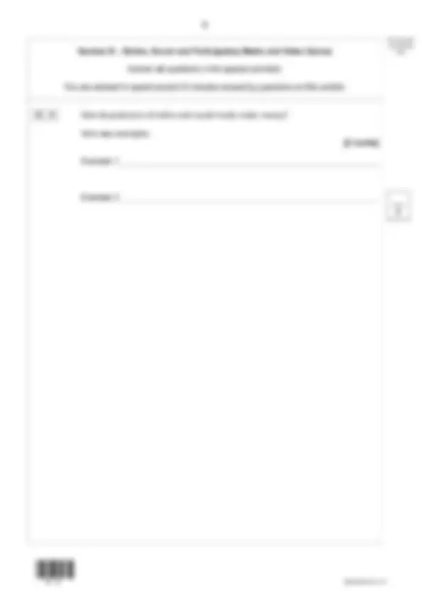 Media Gcse Questions Actual 2024 AQA GCSE MEDIA STUDIES 8572/2 Paper 2 Media Two Question ...