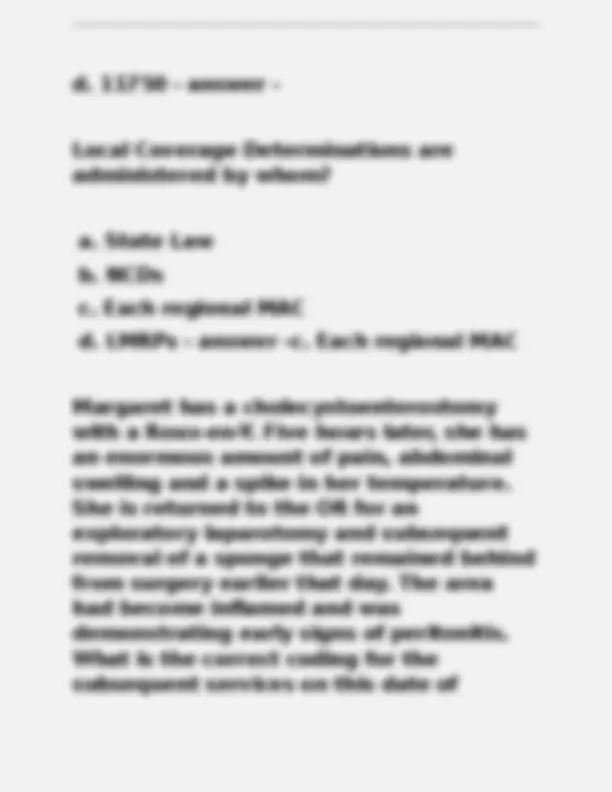 AAPC Final Exam Solutions: Medical Coding Practice Questions | Exams ...