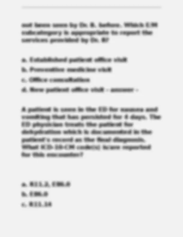 AAPC Final Exam Solutions: Medical Coding Practice Questions | Exams ...