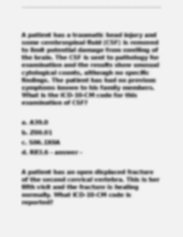 AAPC Final Exam Solutions: Medical Coding Practice Questions | Exams ...