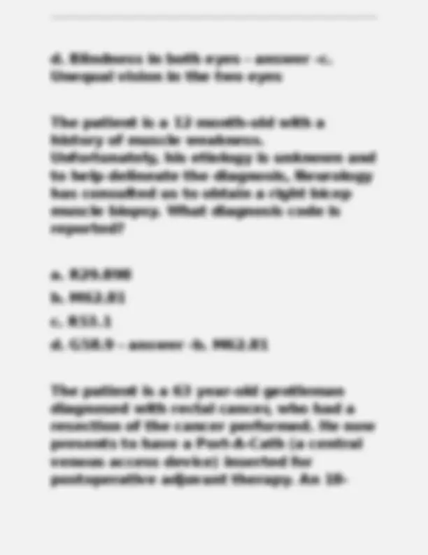 AAPC Final Exam Solutions: Medical Coding Practice Questions | Exams ...
