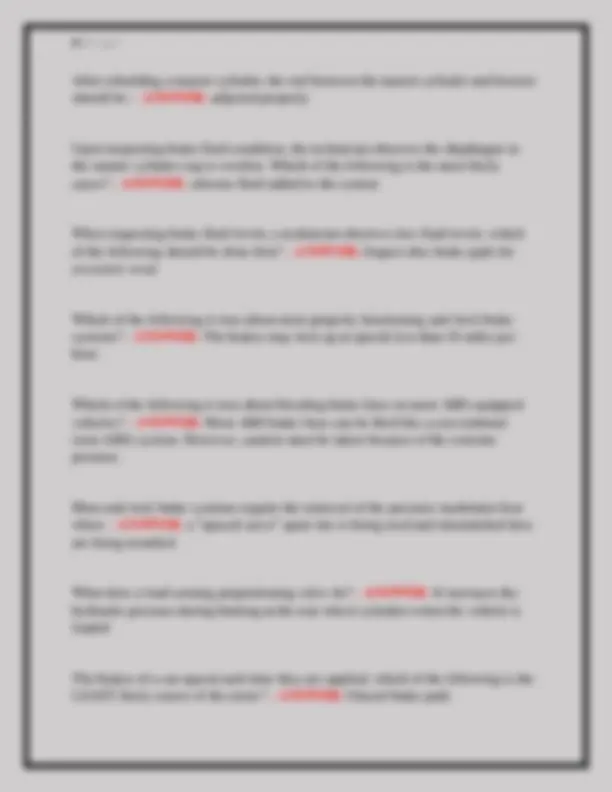 SOS Mechanic Certification Brakes Test Exam: Questions and Answers