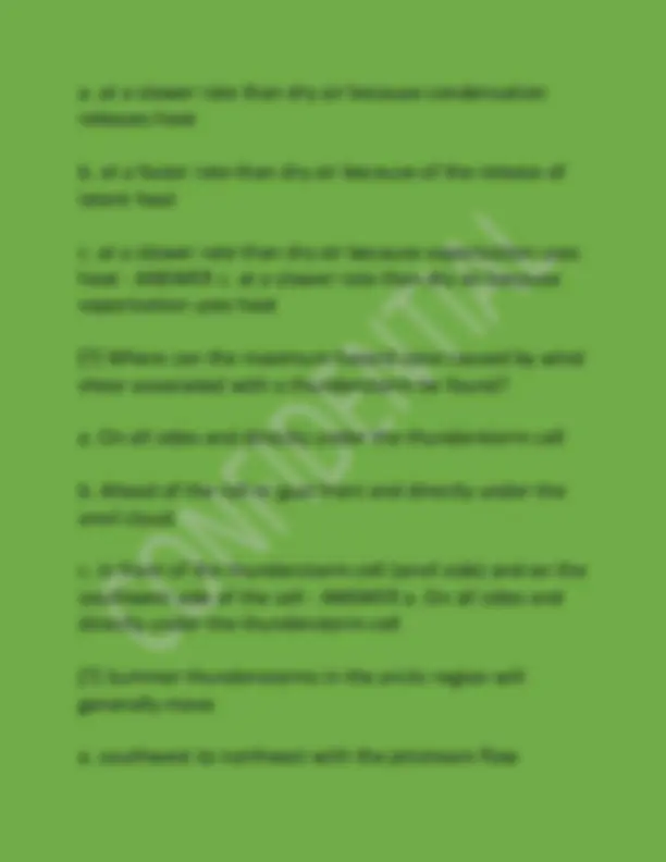 ATPL – METEOROLOGY TEST QUESTIONS AND ANSWERS 2024-2025. | Exams ...