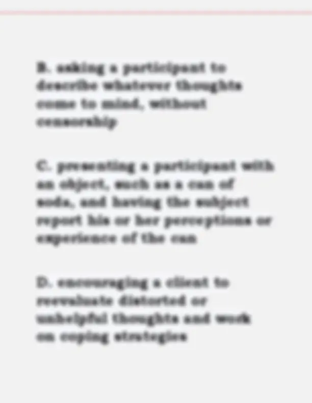 AP Psychology Unit 1 Multiple Choice Questions and Answers | Exams ...