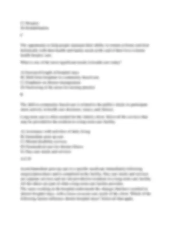 NUR 205 Final Exam: Fundamentals of Nursing with Rationales | Exams ...