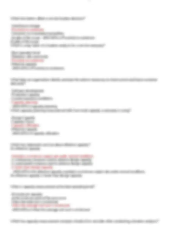 Operations Management: C215 Final Exam with Verified Answers | Exams ...