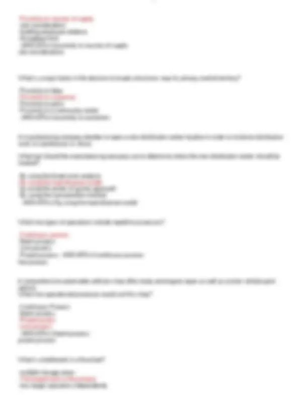 Operations Management: C215 Final Exam with Verified Answers | Exams ...