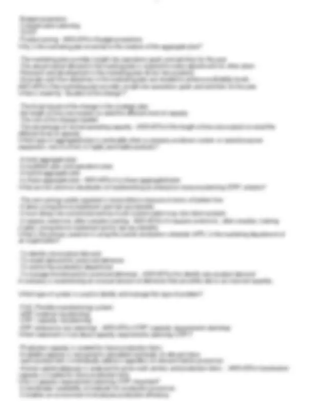 Operations Management: C215 Final Exam with Verified Answers | Exams ...