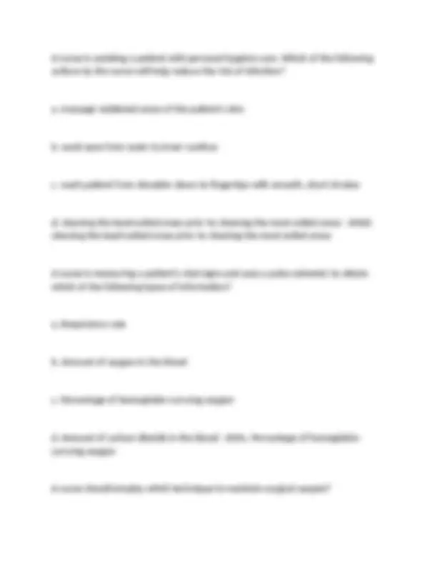 NURS 200 Exam 1 Practice Latest 2024-2025 Questions and Correct ...