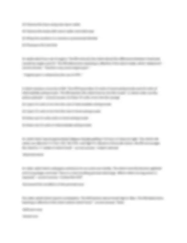 Alternate Format RN NCLEX Sample Test 4, Alternate Format | Exams Nursing | Docsity