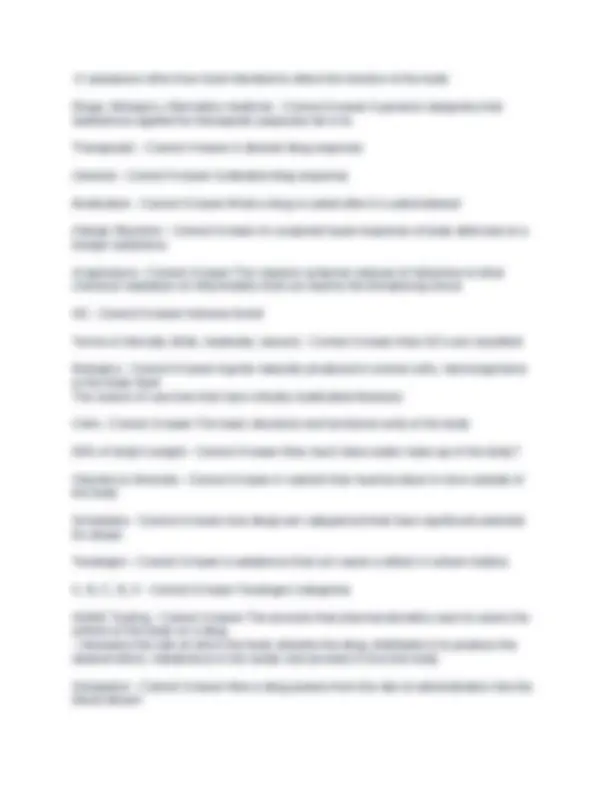 Napsrx NAPSRX Chapter 4 Exam: Pharmacology Basics for Sales Representatives ...