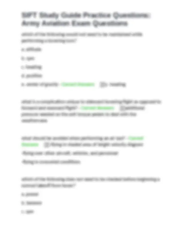 SIFT Study Guide Practice Questions: Army Aviation Exam | Exams Nursing ...
