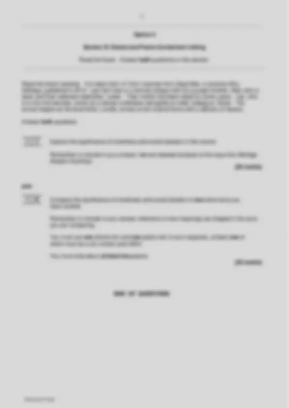 AQA A LEVEL (7712/2B) ENGLISH LITERATURE A PAPER 2B QUESTION PAPER+ ...