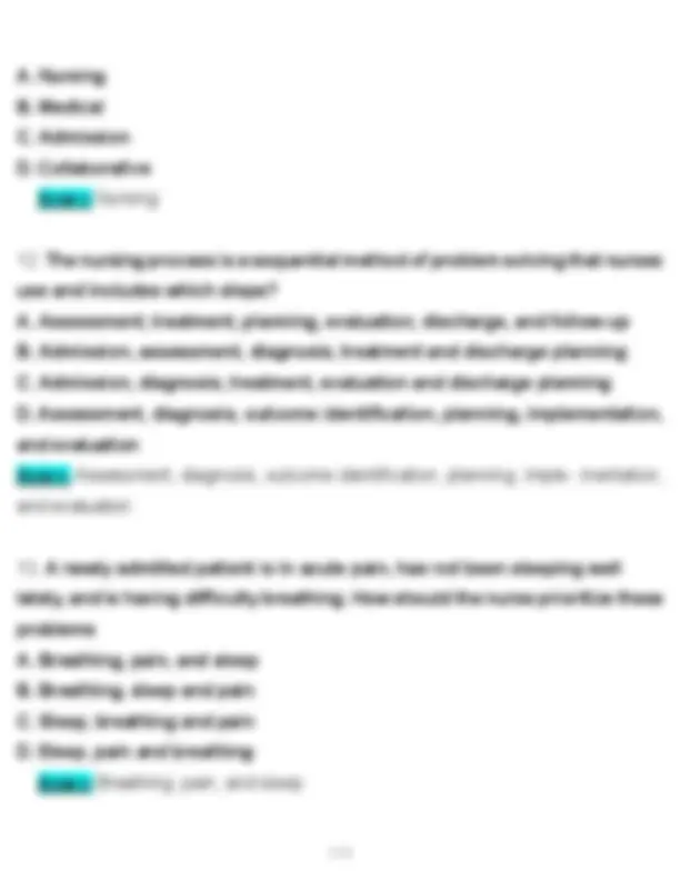 NR 509 Advanced Physical Assessment Week 1 Midterm Exam Questions ...