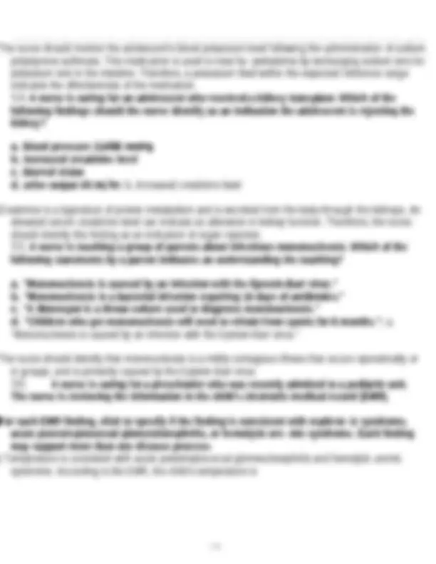 RN Pediatric Nursing Online Practice 2023 A Questions With Accurate Rn pediatric nursing online practice 2023 a questions with accurate