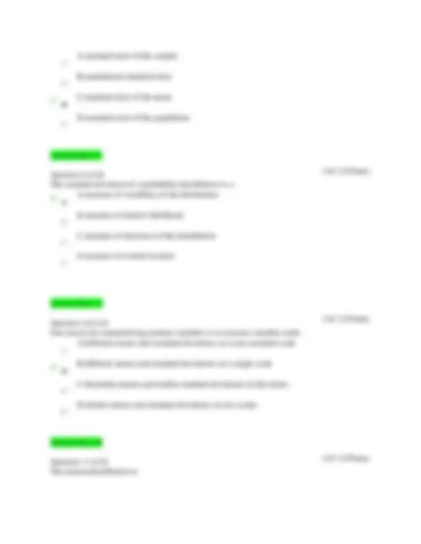Statistics Final Exam Solutions | Exams Statistics | Docsity