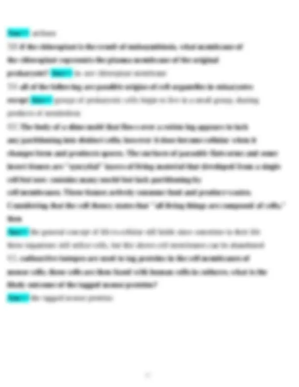 Biology 101 Final Exam Test Bank Questions and Answers | Exams Biology ...