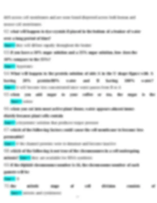 Biology 101 Final Exam Test Bank Questions and Answers | Exams Biology ...