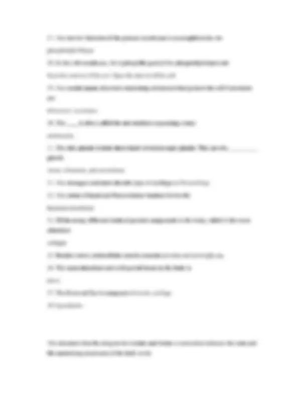 SCI-220 Human Anatomy Final Exam with Q and A | Exams Health sciences ...