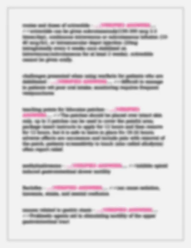 Hospice and Palliative Care Nursing Certification Exam Questions and ...