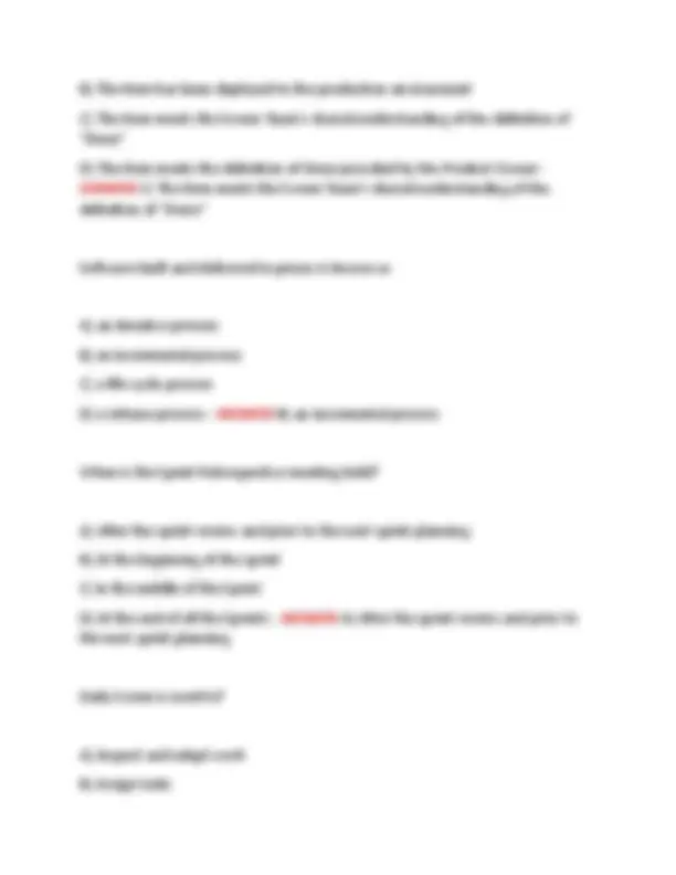 Scrum Master Certification Exam Study Aid: Multiple Choice Questions ...
