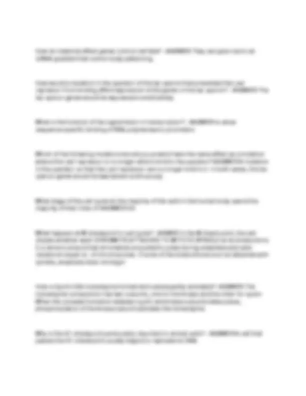 BIOL 1020 Exam Questions and Answers: Cell Biology | Exams Biology ...