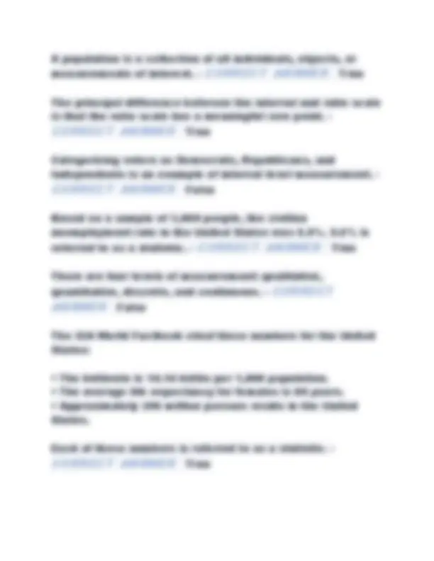Business Statistics Final Exam: Practice Questions and Answers | Exams ...