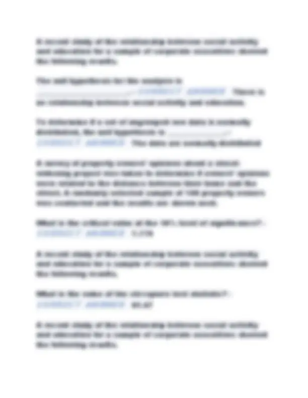 Business Statistics Final Exam: Practice Questions and Answers | Exams ...