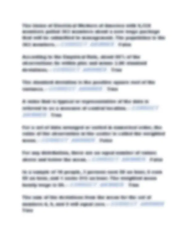 Business Statistics Final Exam: Practice Questions and Answers | Exams ...