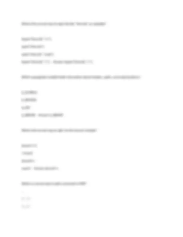 PHP Quiz Questions and Answers: Test Your Knowledge of PHP Fundamentals ...