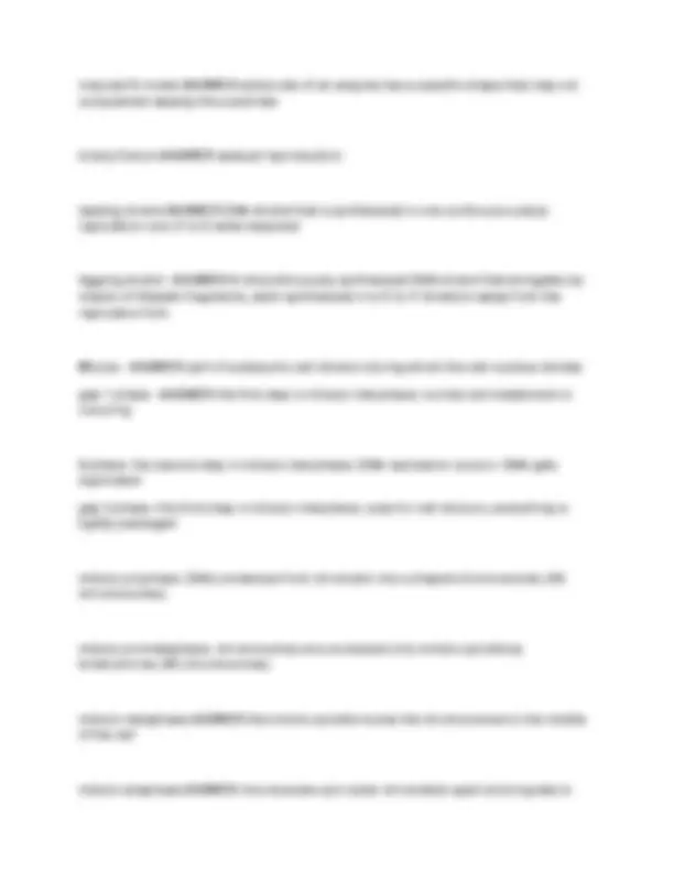 BIOL 1020 Exam Review: Key Concepts and Definitions | Exams Biology ...