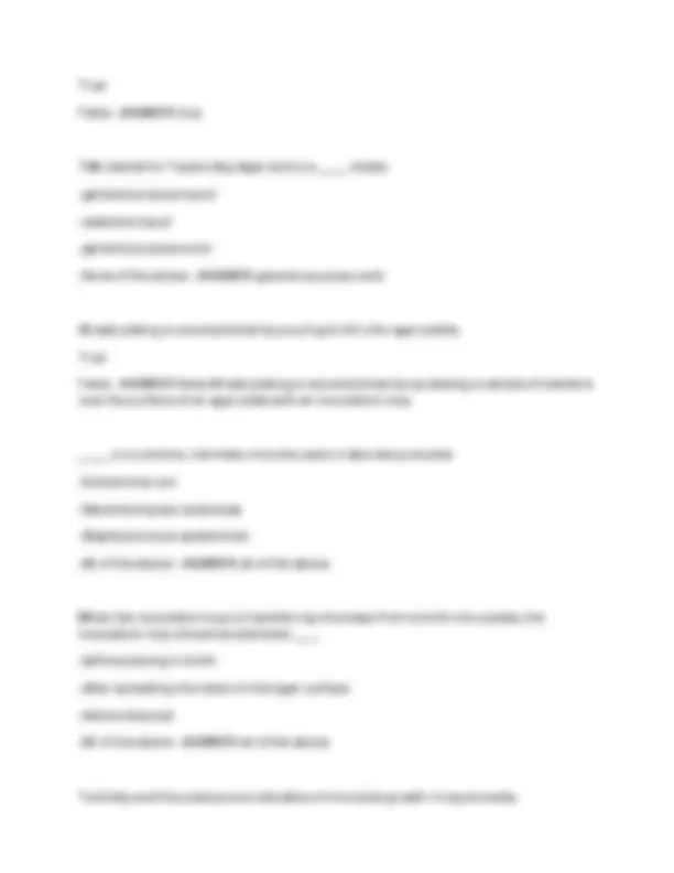 Biol 1020 Lab Final Exam With Complete Solutions: Microbiology ...